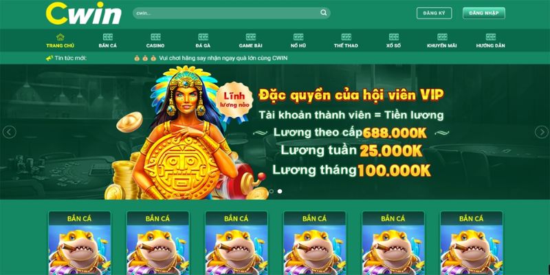 Nên chơi gì sau khi truy cập vào link CWIN?