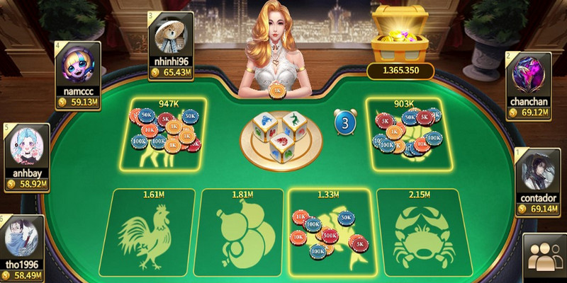 Nuôi tụ có kế hoạch trong game bầu cua tôm cá